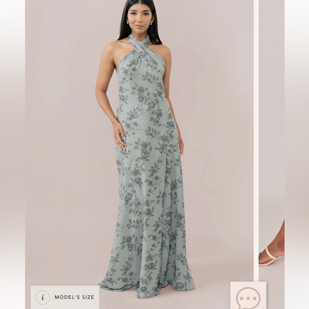 Revelry Athena Sage Burnout Dress Size 8